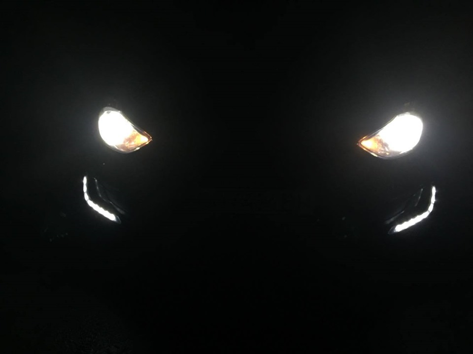 Перший тест LED фар 3