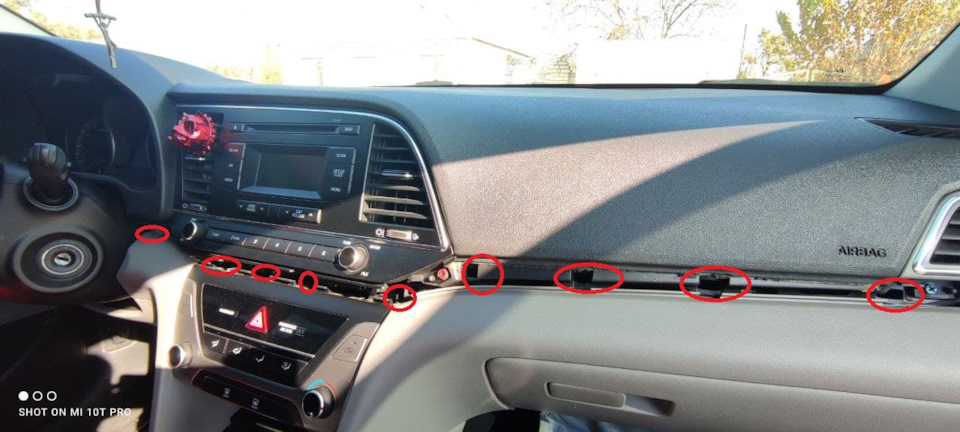 Штатна магнітола Gazer CM5510-UD для Hyundai Elantra 4
