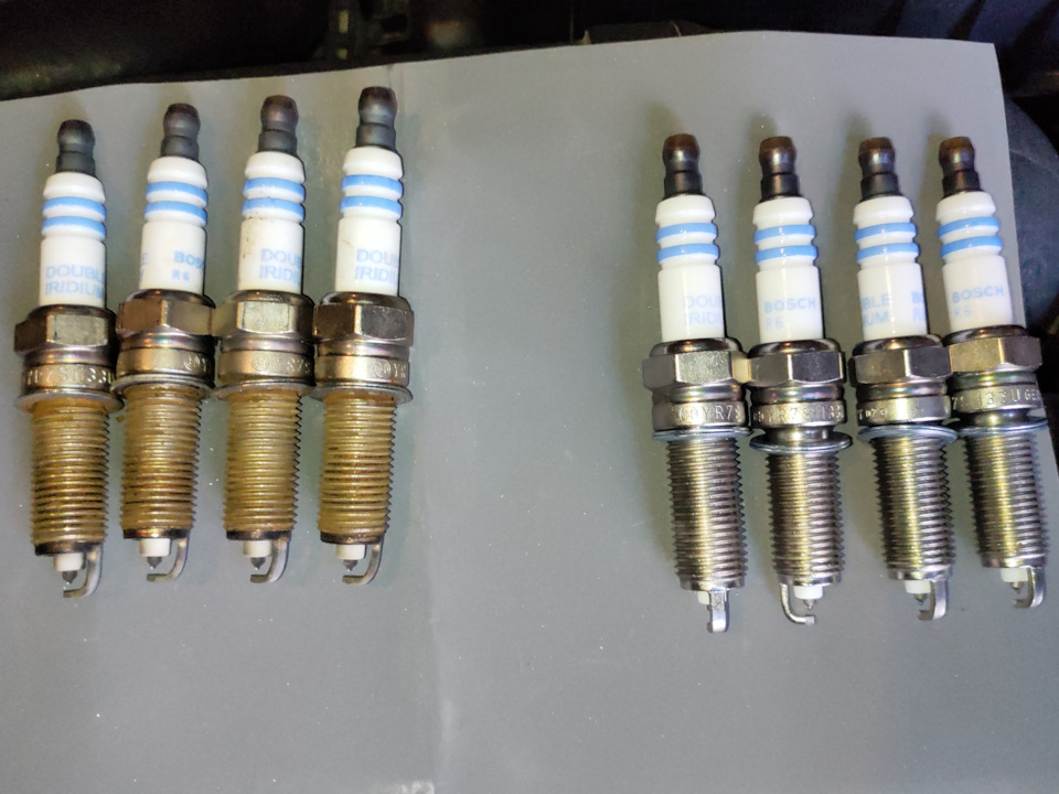 Свічки Bosch YR7SII33U Double Iridium. Заміна 3