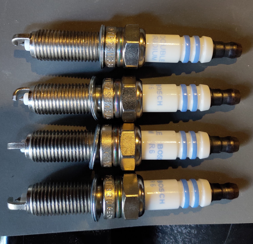 Свічки Bosch YR7SII33U Double Iridium. Заміна 1