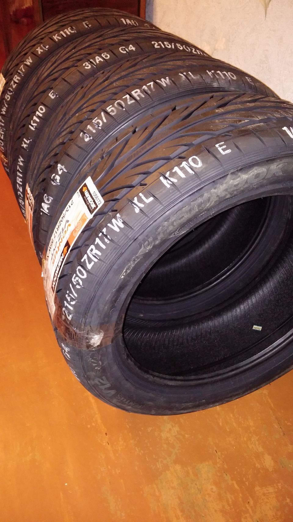 Приїхала довгоочікувана гума (літо) R17_215/50 Hankook ventus V12 EVO К110 3
