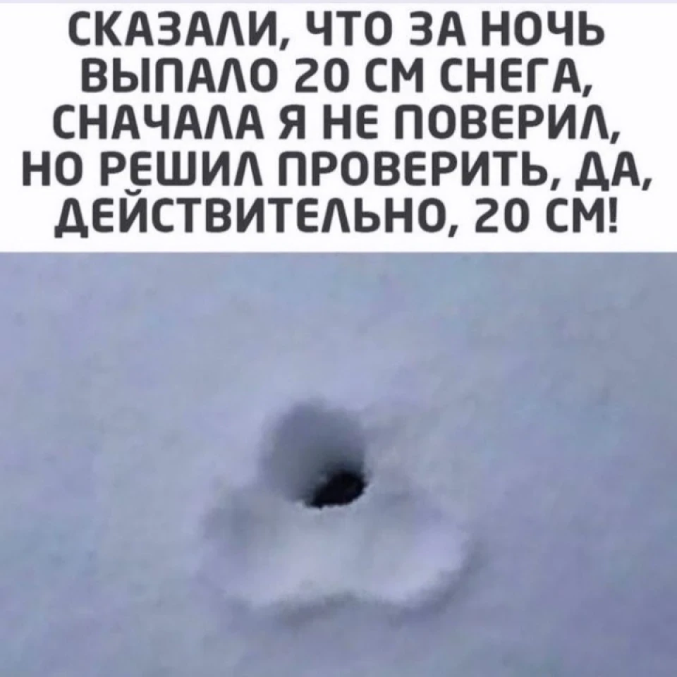 Пост про зимову дурість