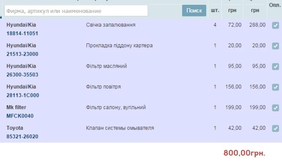 Осіннє ТО