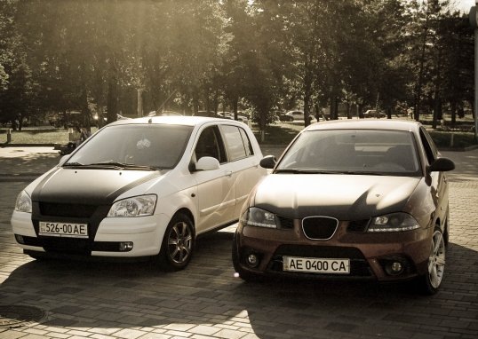 Закінчення поклейки і фотосет Шершавенького ІНЬ ЯНЬ з Seat Cordoba Майже Феррарі 5