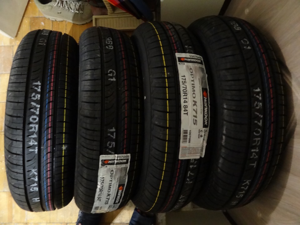 Нове взуття на літо. Hankook Optimo K715 175/70 R14 3