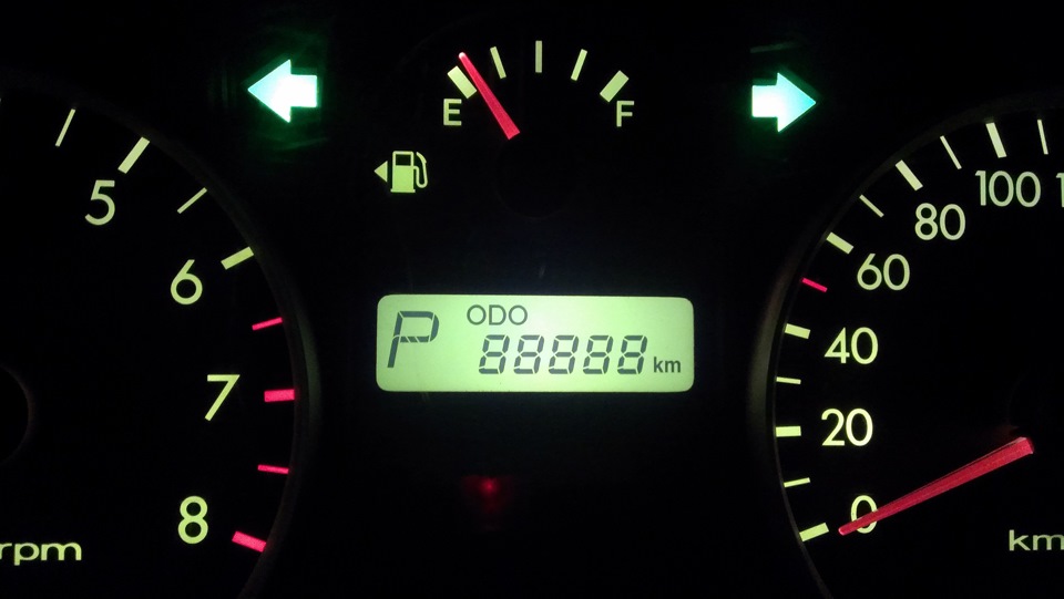 Заглючил або 88888км?))) 1