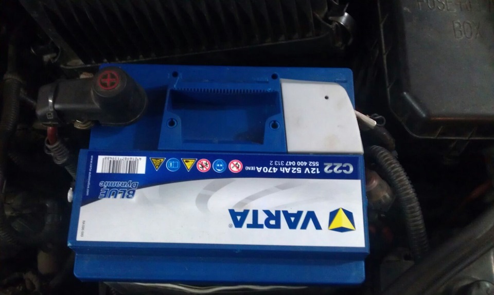 Varta 6СТ-52 BLUE dynamic (C22) 2