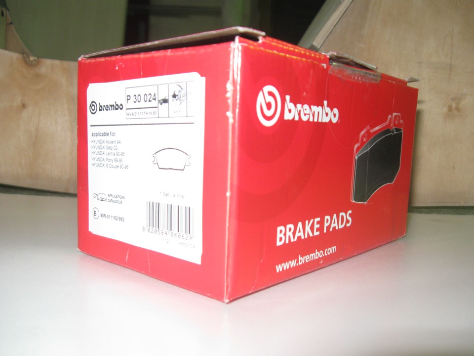 Трохи Mercedes в Getz і колодки Brembo 5