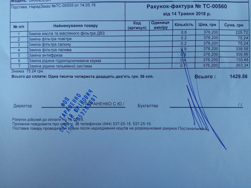 Велике ТО Грандера. ТО 120 + заміна рідин. 2