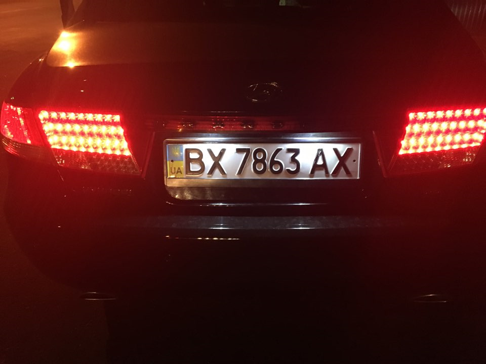Підсвічування номерного знака 2