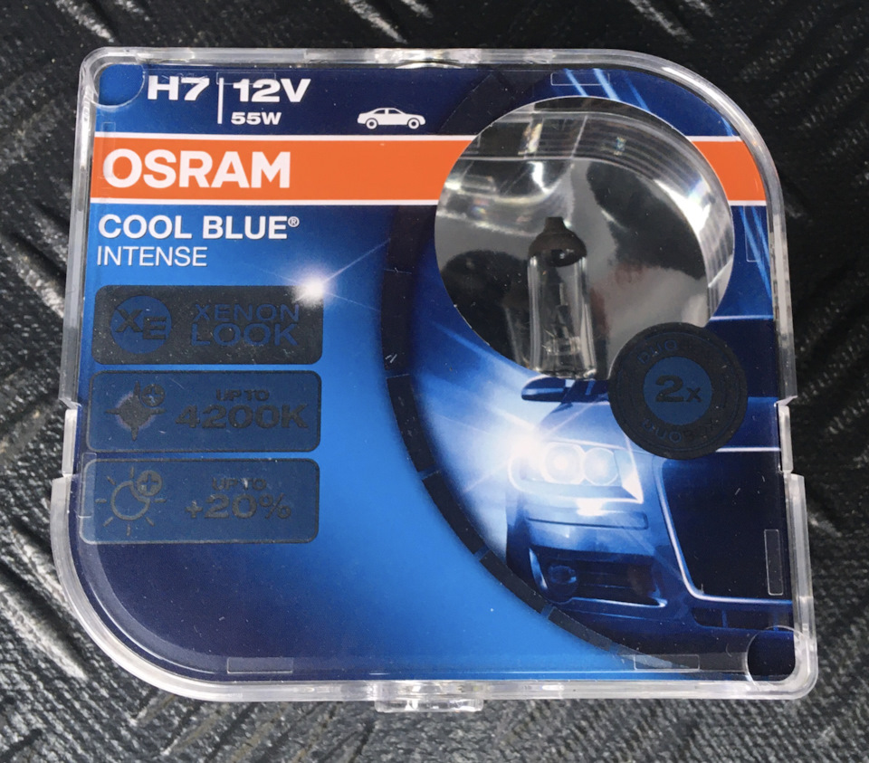 Заміна ламп ближнього світла OSRAM COOL BLUE INTENSE 1