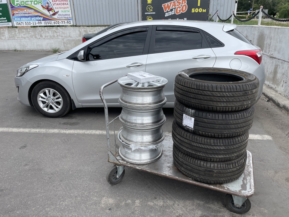 Нова гума та диски 1