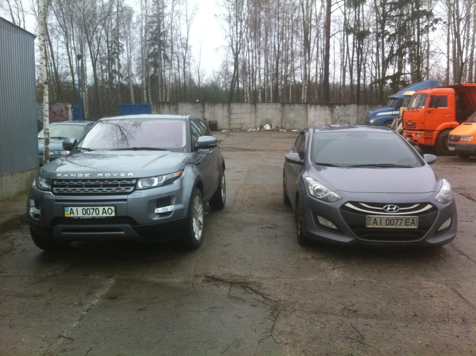 Hyundai vs Range Rover ))))) 1