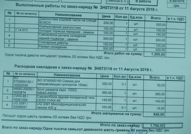Заміна колодок та планова діагностика 3