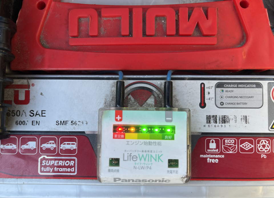 Діагностика для акумулятора Panasonic Life Wink #20 1