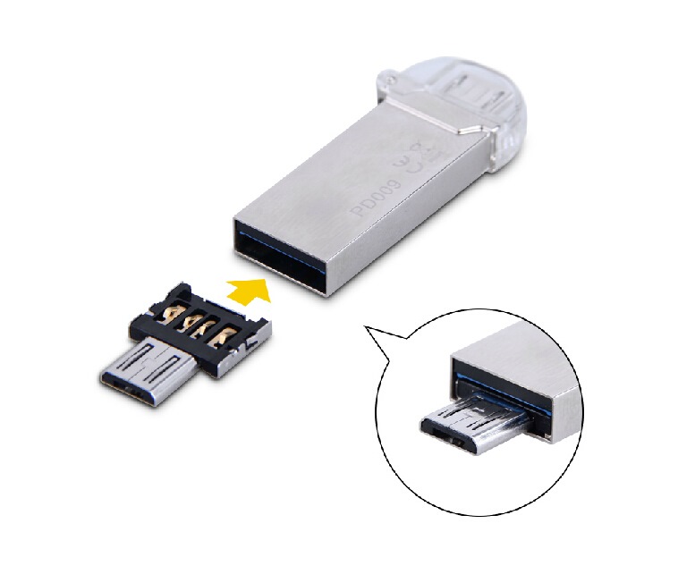 DM OTG adapter micro USB Flash 2