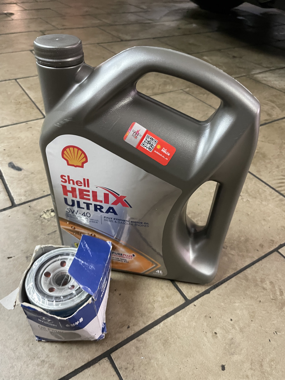 Моторна мастило Shell Helix Ultra 5W-40 3