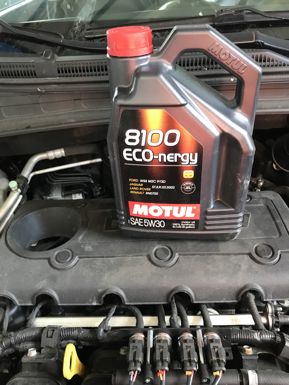 Перша підвіска оновлена ​​!)+ мастило вирішила спробувати на ix35- MOTUL 3