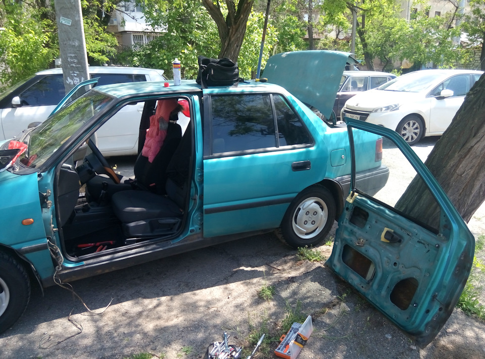Заміна дверей водія. 4
