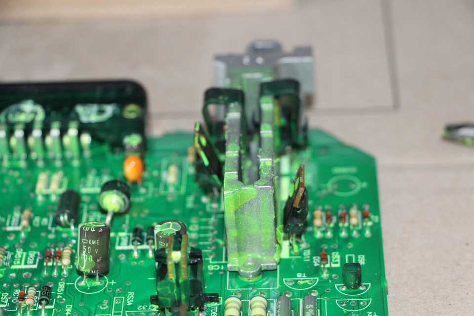 Заміна транзисторів в ECU 1