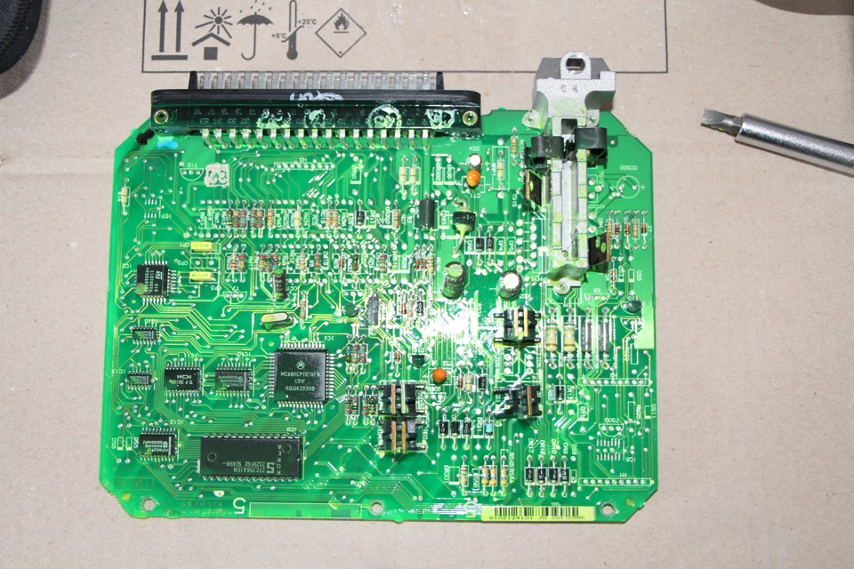 Заміна транзисторів в ECU 3