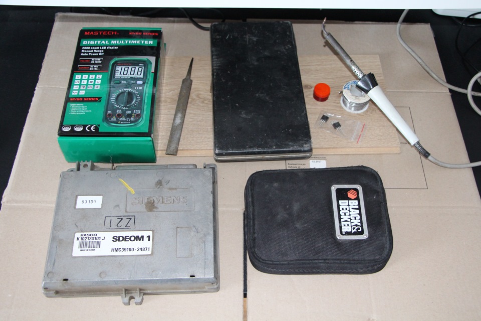 Заміна транзисторів в ECU 2