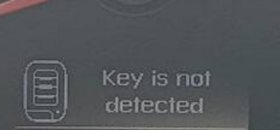 Key is not detected або заміна батарейки смарт-ключа 1