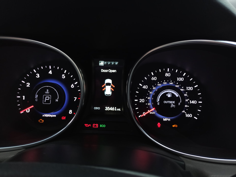 Мили в км, Hyundai Santa Fe usa 1