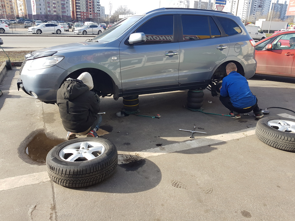Проставки Getmann на Санта-Фе 2 4