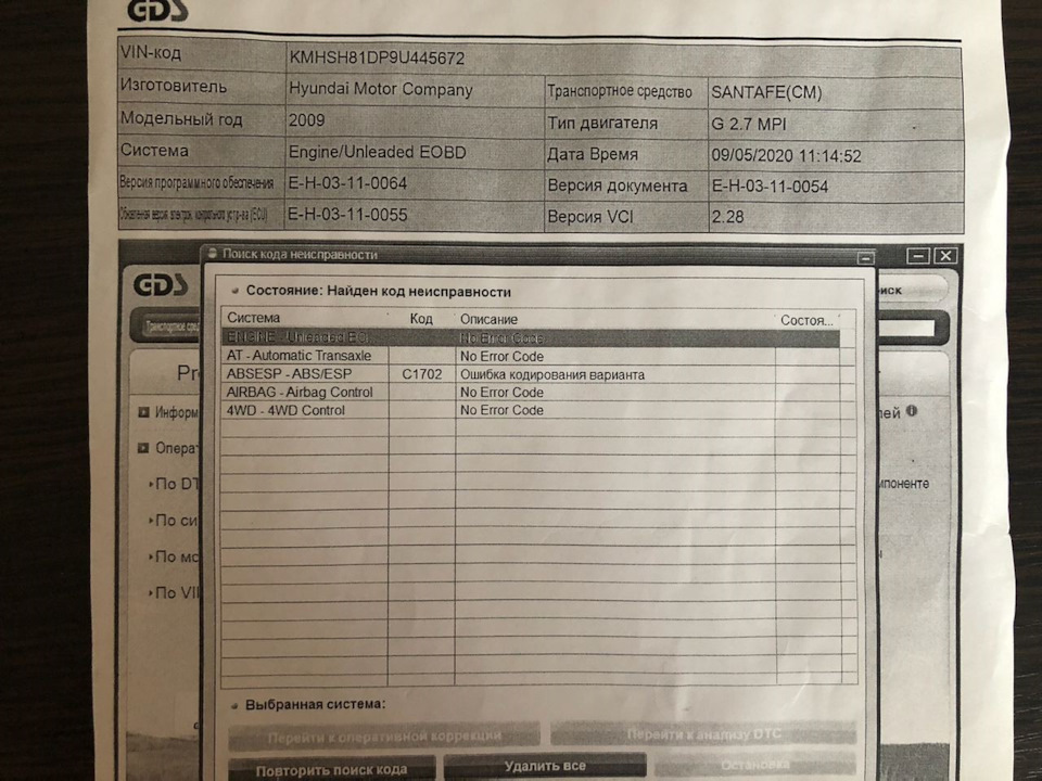 Поїздка до ОД, у пошуках несправності ESP 2