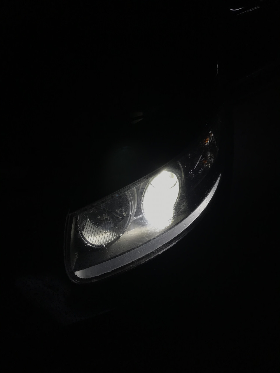 LED H7 у ближній Santa Fe 5