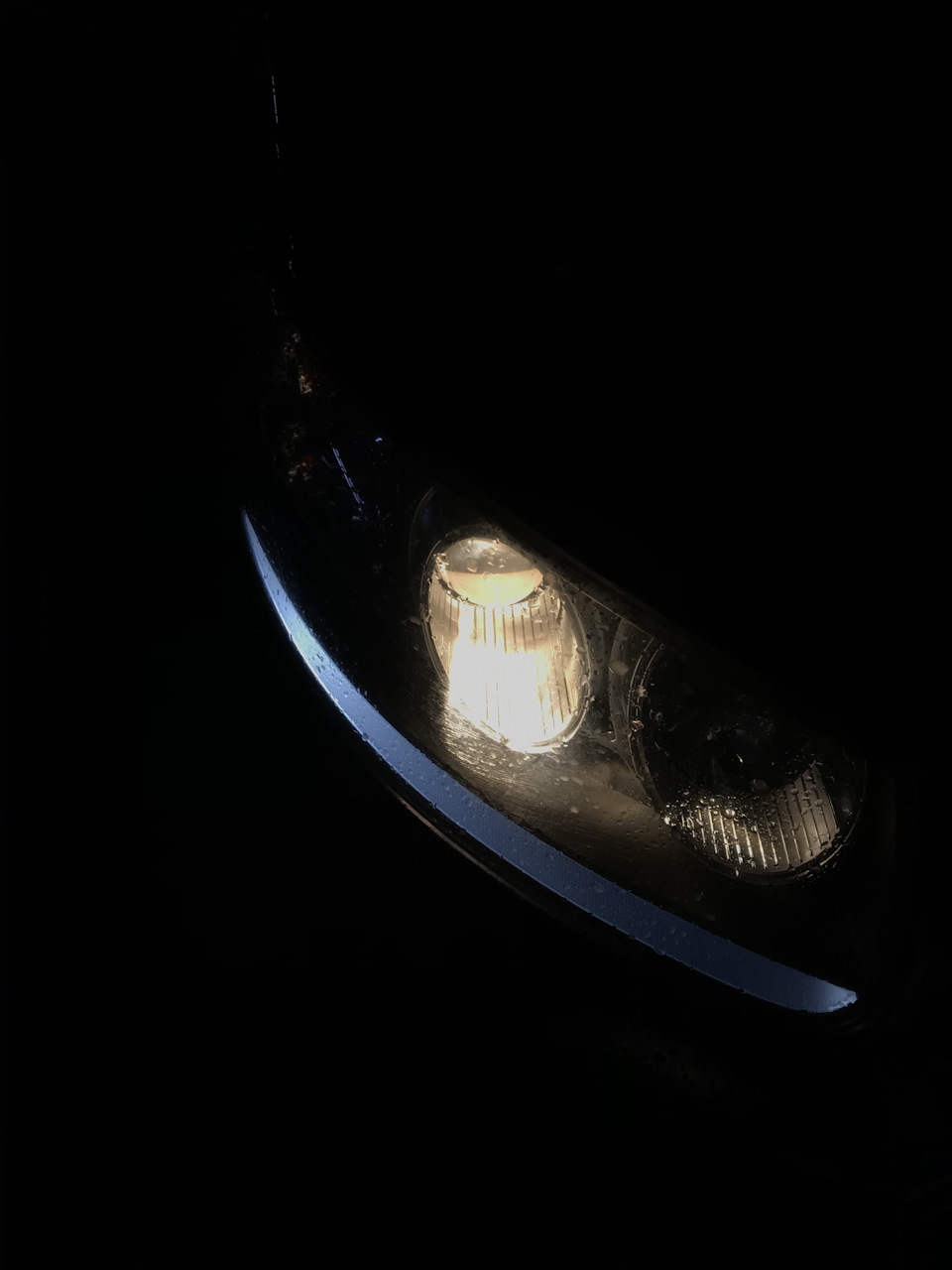 LED H7 у ближній Santa Fe 4