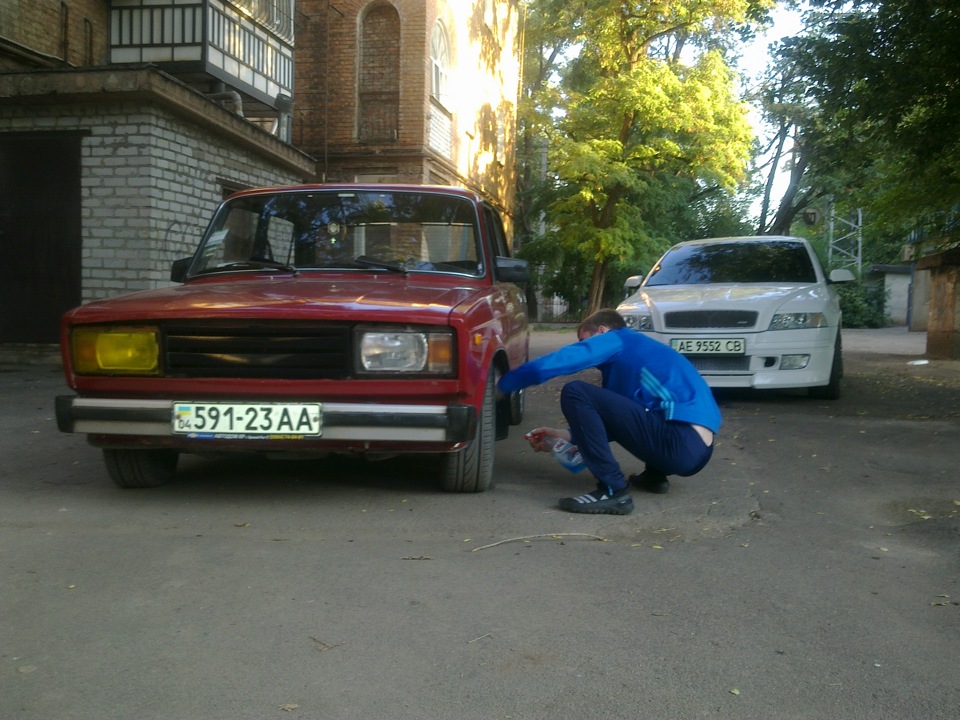 Затягнули фари Коляну)) 1