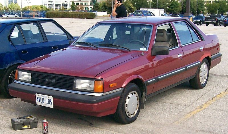 От небагато нарив інформації про Hyundai Sonata перші моделі Y 1985-1987р 1