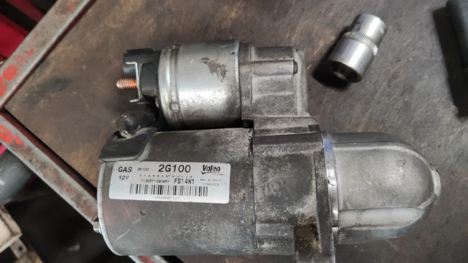 Заміна стартера 361002G210 замість 361002G100 (G4KJ)