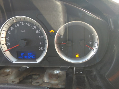 Панель приладів (щиток) Hyundai Sonata (2008) Restyle 2