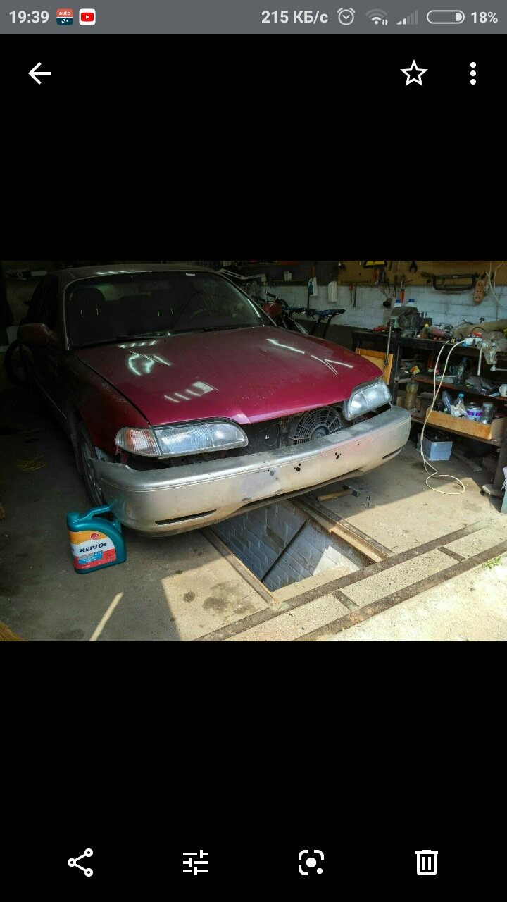 Бампер Toyota на Sonata 3 4