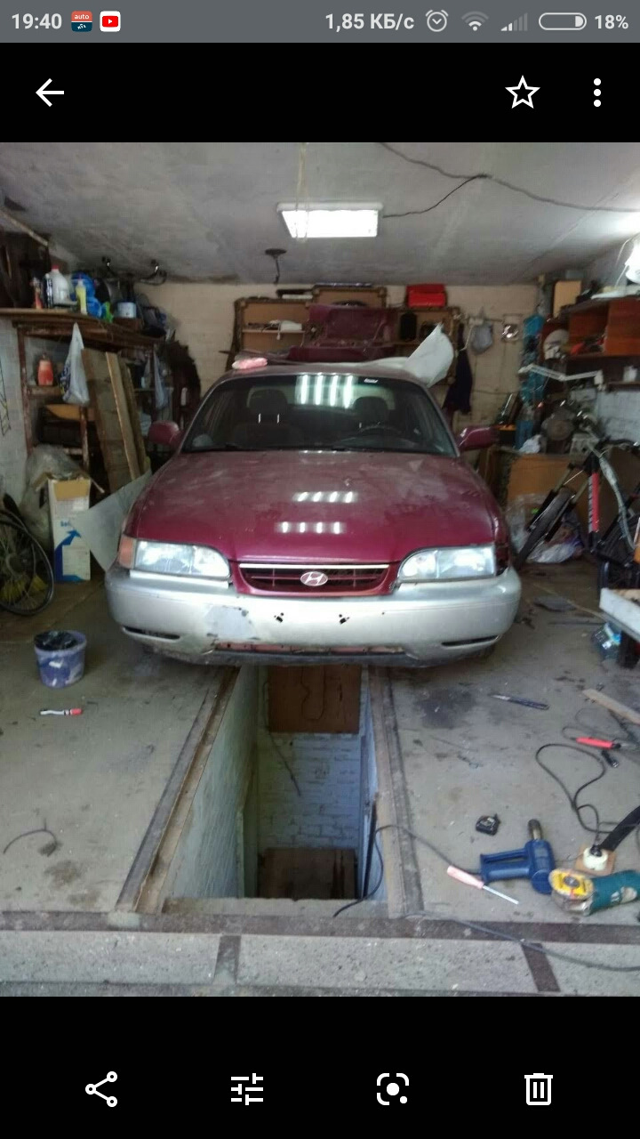 Бампер Toyota на Sonata 3 5