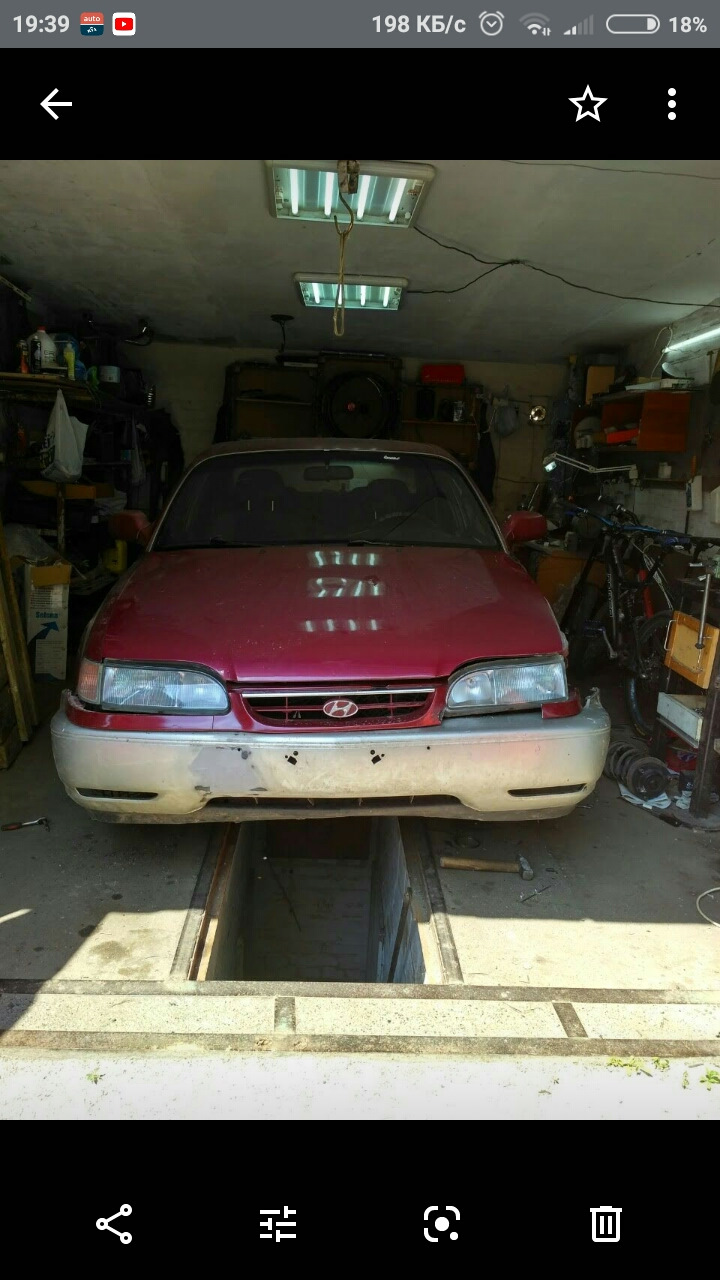 Бампер Toyota на Sonata 3 3