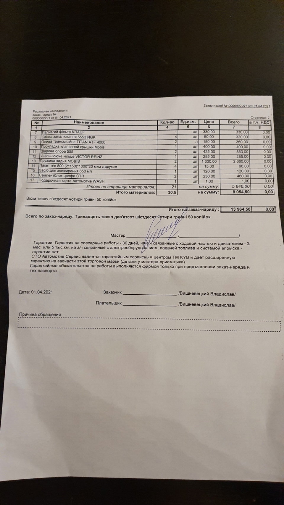 Чергове ТО та невеликий ремонт 1