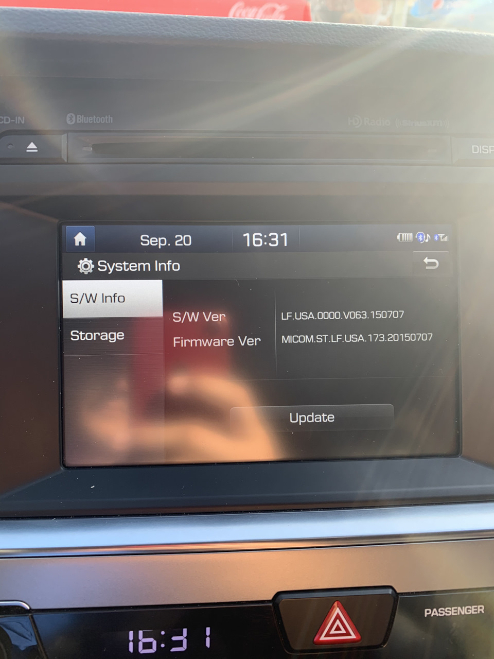 CarPlay та парні частоти радіо на Sonata Lf 2