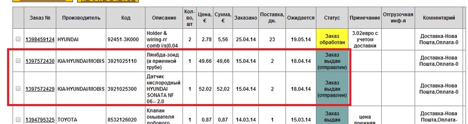 Заміна кисневих датчиків (лямбда-зондів) 1