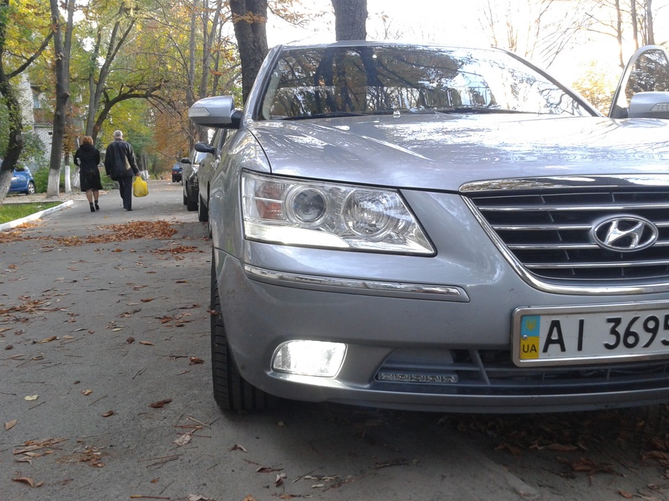 hyundai sonata FL габаритні вогні-2 2