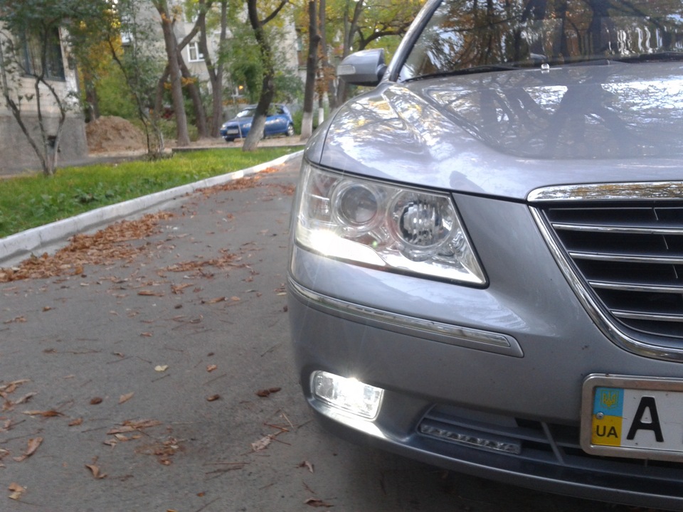 hyundai sonata FL габаритні вогні-2 4