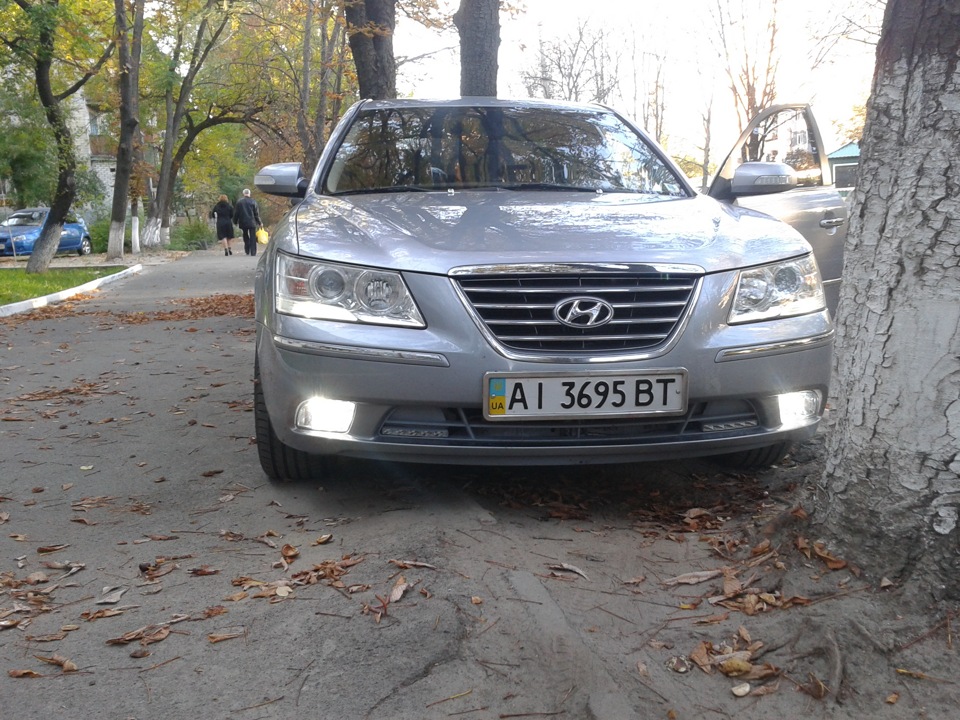 hyundai sonata FL габаритні вогні-2 3