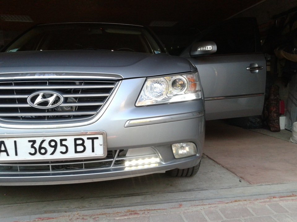 hyundai sonata FL габаритні вогні 4