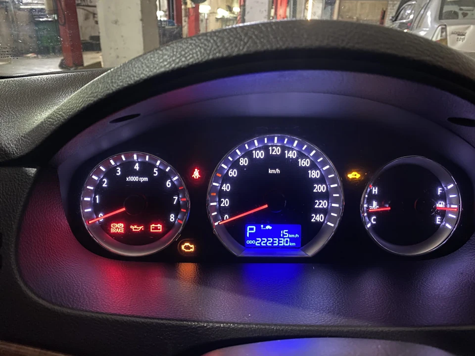 ТЕХНІЧНЕ ОБСЛУГОВУВАННЯ НА 222330 км-гальмівна рідина Motul DOT 5.1, Трансмісійна мастило Hyundai / KIA ATF SP-III (Lock-Up CLUTCH) напівсинтетична (450000400) Мотор Мотор