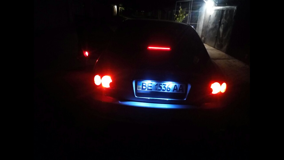 Led в габарити та підсвічування номера. 2