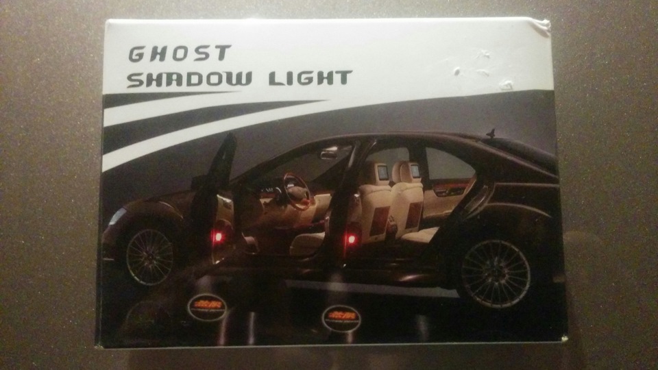 Установка проектора логотипу підсвічування дверей (ghost shadow light) 1