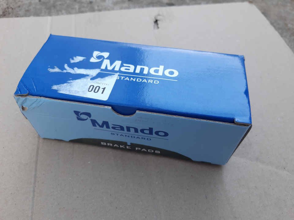 Відгук про передні колодки MANDO 2